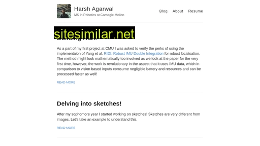harsh-agarwal.github.io alternative sites