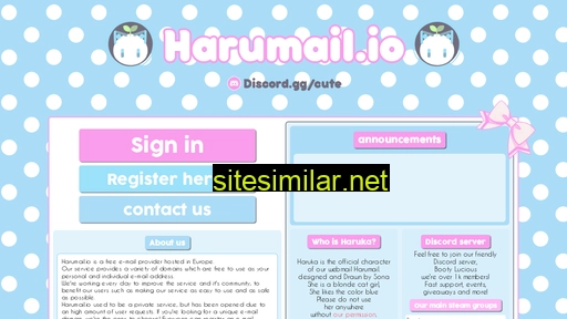 harumail.io alternative sites