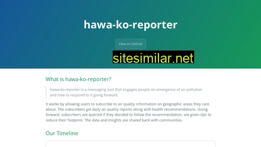 hawa-ko-reporter.github.io alternative sites