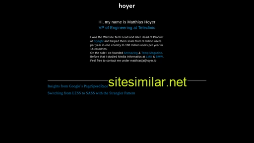 Hoyer similar sites