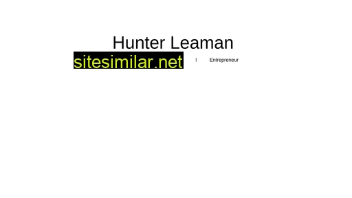 hunterleaman.github.io alternative sites