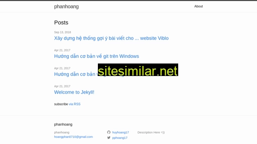 huyhoang17.github.io alternative sites