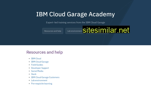 ibm-cloud-academy.github.io alternative sites
