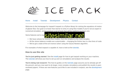 Icepack similar sites