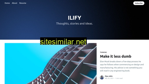 Ilify similar sites