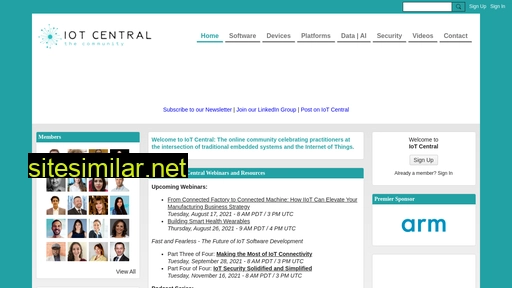 Iotcentral similar sites