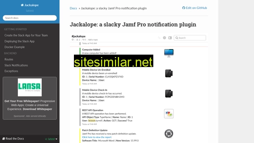jackalope-slack.readthedocs.io alternative sites