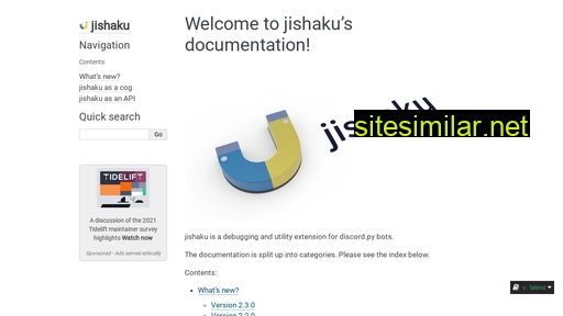 jishaku.readthedocs.io alternative sites