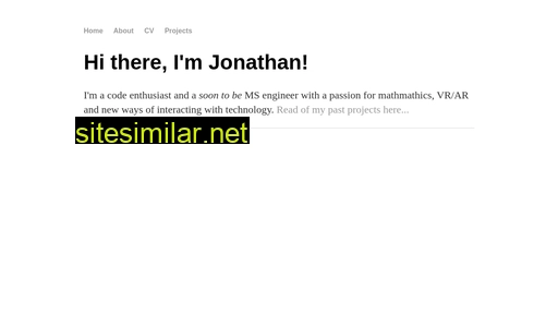 jonathanbosson.github.io alternative sites