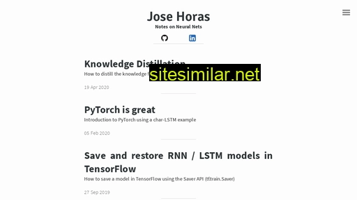 Josehoras similar sites