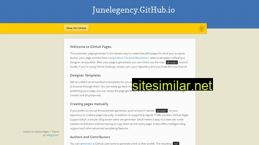 junelegency.github.io alternative sites