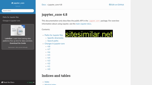 Jupyter-core similar sites