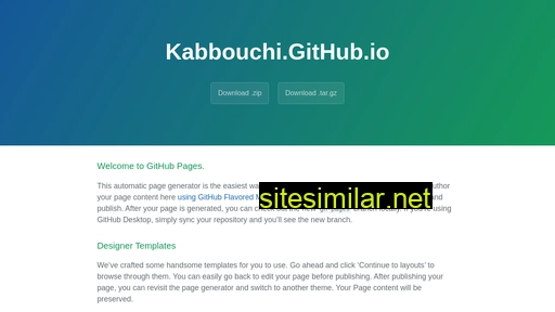 kabbouchi.github.io alternative sites