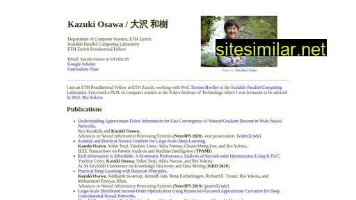 kazukiosawa.github.io alternative sites
