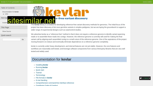 kevlar.readthedocs.io alternative sites