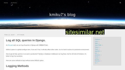 kmiku7.github.io alternative sites