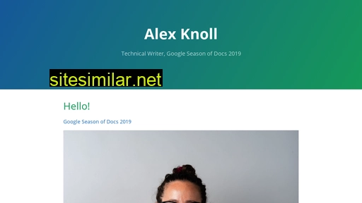 knoll-alex.github.io alternative sites