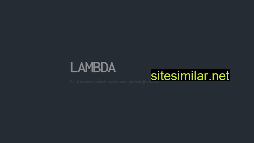 lambda.io alternative sites