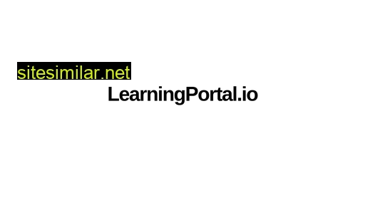 learningportal.io alternative sites