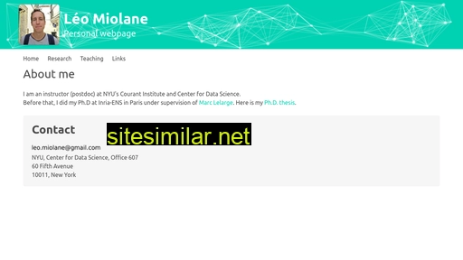 leomiolane.github.io alternative sites