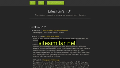 Lifesfun101 similar sites