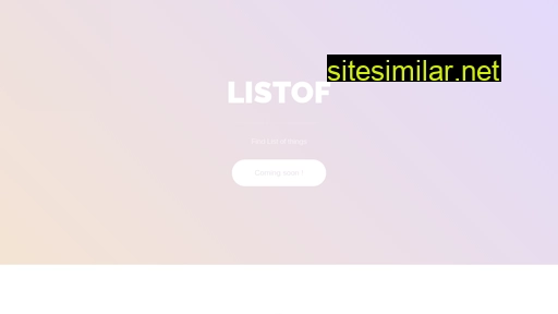 listof.io alternative sites