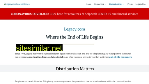 Live-newlegacycom similar sites