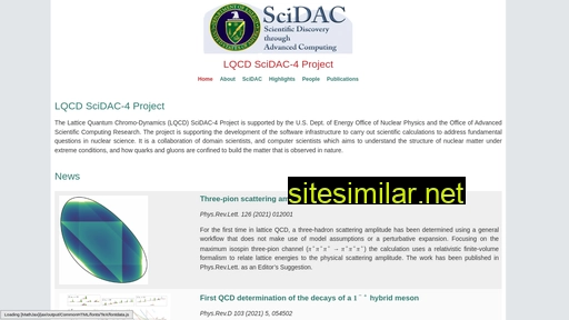 Lqcdscidac4 similar sites