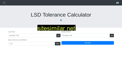 Lsdtolerancecalculator similar sites