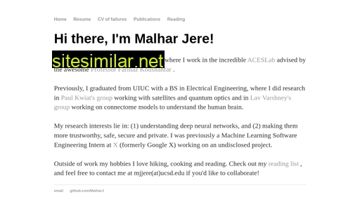 malharj.github.io alternative sites
