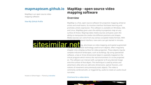 mapmapteam.github.io alternative sites