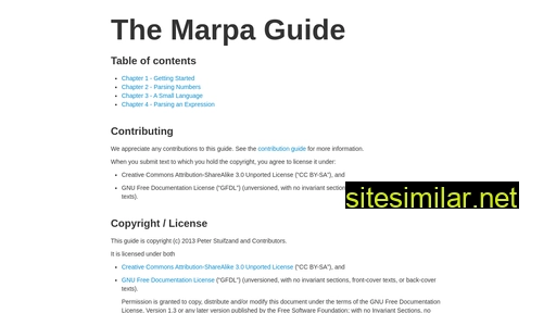 marpa-guide.github.io alternative sites