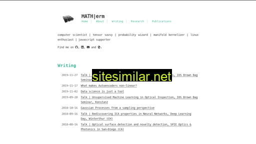 matherm.github.io alternative sites