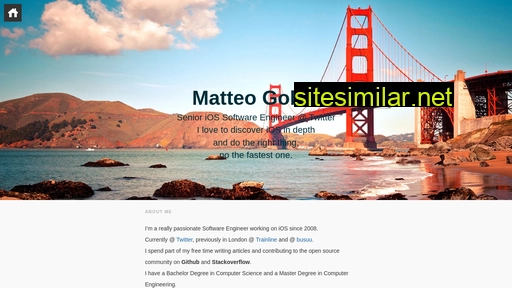 matteogobbi.github.io alternative sites