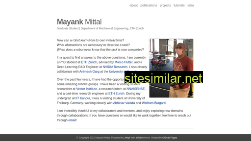 mayankm96.github.io alternative sites