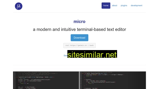 Micro-editor similar sites