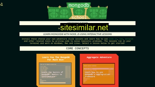 Mongodbschool similar sites