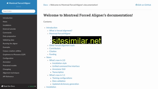 montreal-forced-aligner.readthedocs.io alternative sites