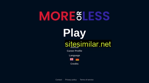 Moreorless similar sites