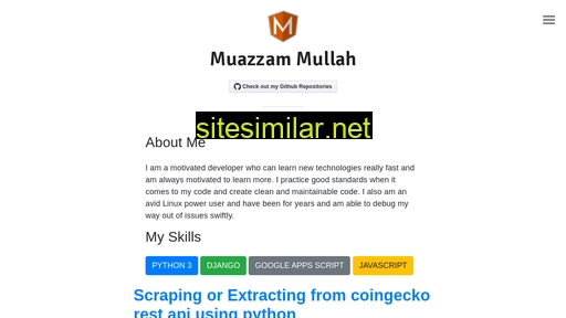 Muazzammullah similar sites