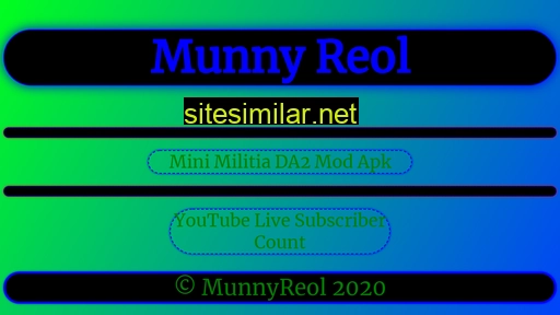 Munnyreol similar sites