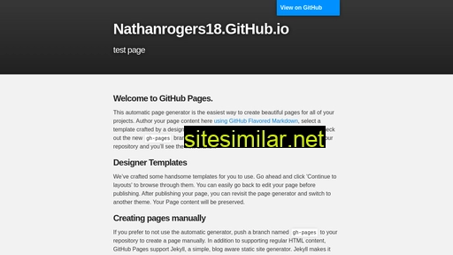 nathanrogers18.github.io alternative sites