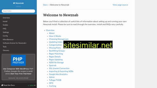 Newznab similar sites