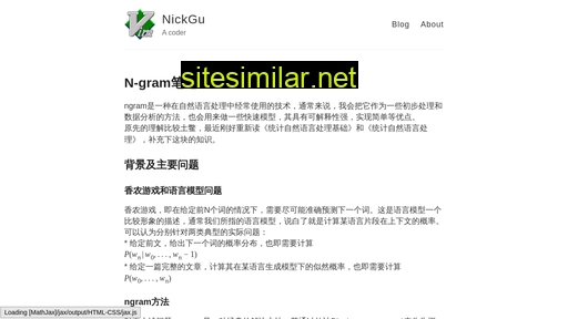 Nickgu similar sites