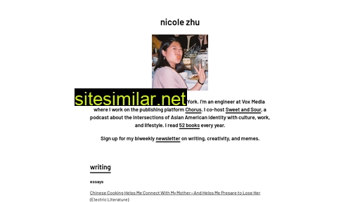 nicolezhu.io alternative sites