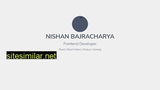 nishanbajracharya.github.io alternative sites