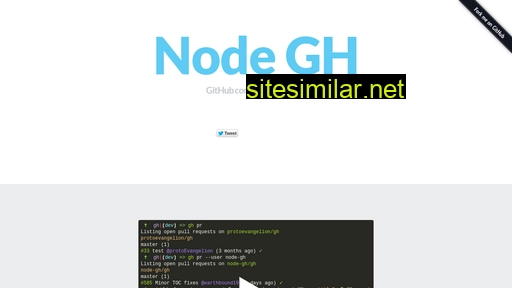 nodegh.io alternative sites