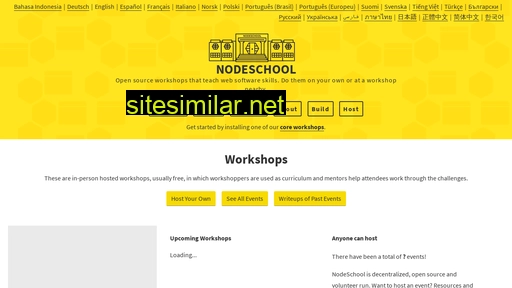 nodeschool.io alternative sites