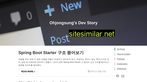 Ohjongsung similar sites