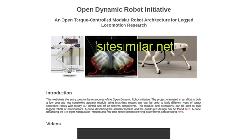 open-dynamic-robot-initiative.github.io alternative sites